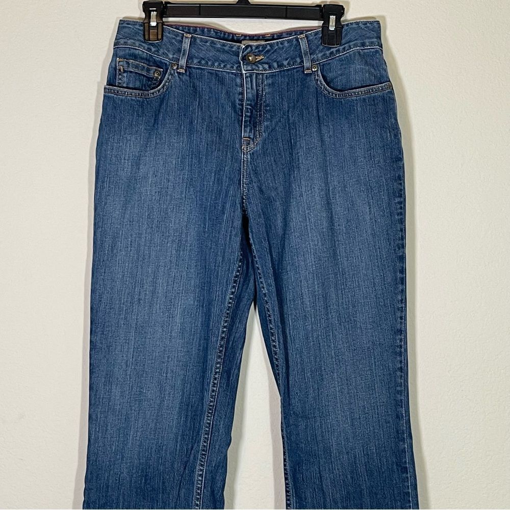 LL Bean Women’s Favorite Fit Jeans Size 10 Mid Rise w/ 29” Inseam Full Length - Picture 2 of 9